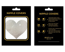 Load image into Gallery viewer, Nipple Cover Heart Silver Illusion
