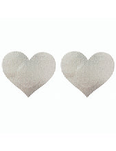 Load image into Gallery viewer, Nipple Cover Heart Silver Illusion
