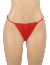 Load image into Gallery viewer, Mesh Lace-up Chemise Red (10-14)l/xl

