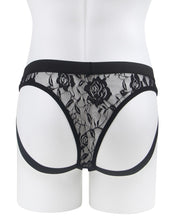 Load image into Gallery viewer, Lace Jockstrap Black (46) L
