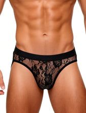 Load image into Gallery viewer, Lace Jockstrap Black (46) L
