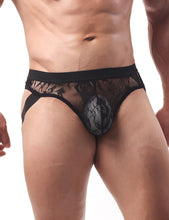 Load image into Gallery viewer, Lace Jockstrap Black (50) 2xl
