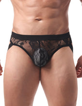 Load image into Gallery viewer, Lace Jockstrap Black (46) L
