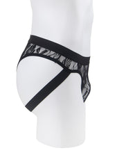 Load image into Gallery viewer, Lace Jockstrap Black (48) Xl
