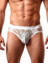 Load image into Gallery viewer, Lace Jockstrap White (44) M
