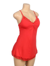 Load image into Gallery viewer, Babydoll Red (8-10) M Lace Trim
