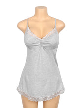 Load image into Gallery viewer, Babydoll Grey (16-18) 3xl Lace Trim
