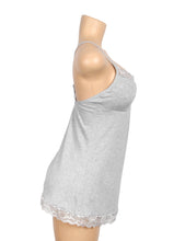 Load image into Gallery viewer, Babydoll Grey (16-18) 3xl Lace Trim
