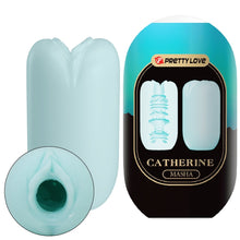 Load image into Gallery viewer, Catherine Masha Egg Masturbator Blue
