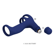 Load image into Gallery viewer, Elish Penis Sling Navy Blue
