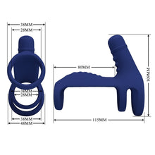 Load image into Gallery viewer, Elish Penis Sling Navy Blue
