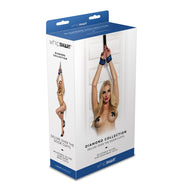Whipsmart Diamond Deluxe Over The Door Cuffs  Blue