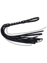 Load image into Gallery viewer, Velvet Noir Chain Flogger
