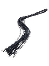 Load image into Gallery viewer, Velvet Noir Chain Flogger
