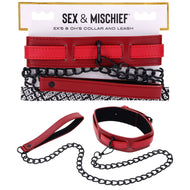 Ex's And Oh's Collar And Leash