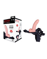 Silicone Hollow Adjustable Strap On Dildo 7.5