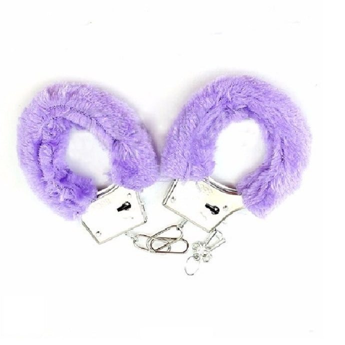 Furry Love Cuffs Short Purple