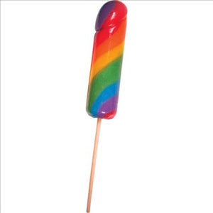Jumbo Rainbow Cock Pop - Single