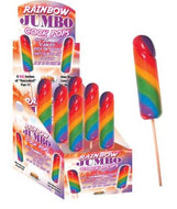 Jumbo Rainbow Cock Pop - Single