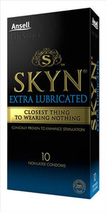Ansell Skyn 10's Extra Lubricated Non-latex Condoms