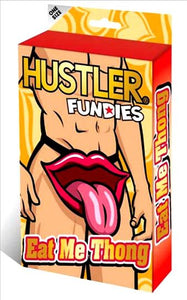 Hustler Fundies Eat Me Thong One Size Fits Most