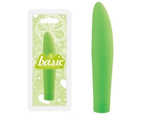 Basic 4.5" Vibrator Green
