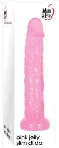 Pink Jelly Slim Dildo 5"