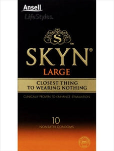 Ansell Skyn 10's Large Non-latex