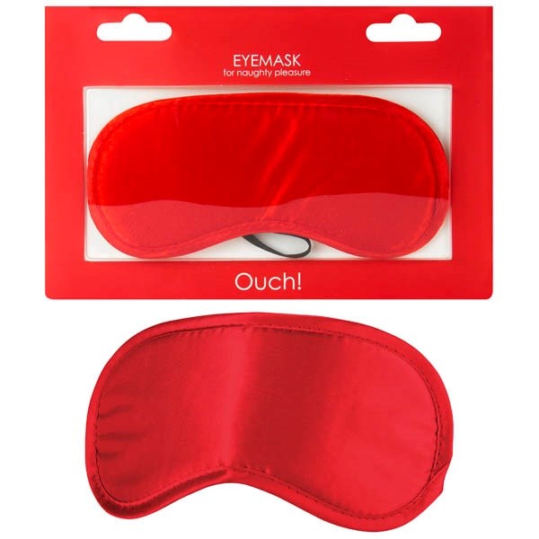 Ouch Soft Eyemask Red