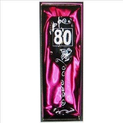 Champagne Flute : 80th Black