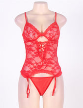 Load image into Gallery viewer, Teddy W/suspender Red (20-22) 5xl
