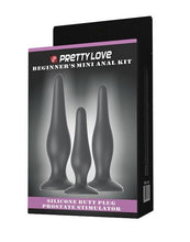 Load image into Gallery viewer, Pretty Love Beginner&#39;s Mini Anal Kit Black
