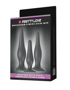 Pretty Love Beginner's Mini Anal Kit Black