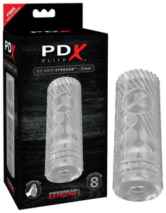 Pdx Elite Ez Grip Stroker Clear