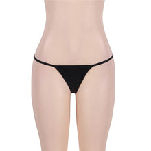 Load image into Gallery viewer, Micro Shiny G String Black (16) 2xl
