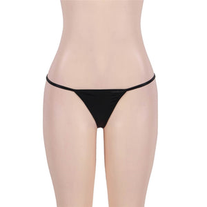 Micro Shiny G String Black (16) 2xl