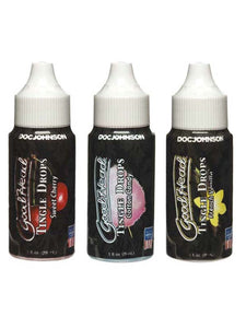 Goodhead Tingle Drops 3pk 1oz Vanilla, Cherry, Cotton Candy