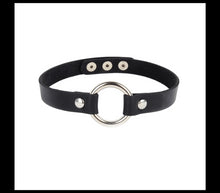 Load image into Gallery viewer, O-ring Choker With Snap Closure Silver
