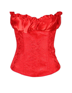 Red Embossed Corset (20) 4xl