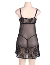 Load image into Gallery viewer, Black Lace Babydoll (16-18) 2xl/3xl
