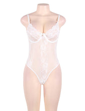 Load image into Gallery viewer, White Underwire Lace Teddy (20-22) 5xl

