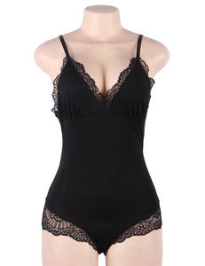 Charming Black Lace Teddy (20-22) 5xl