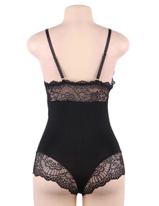 Charming Black Lace Teddy (20-22) 5xl