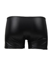 Load image into Gallery viewer, Mens Leather Look Shorts Black (30-32) L
