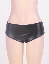 Load image into Gallery viewer, Enchanted Leather Look Black Panty (20) 4xl
