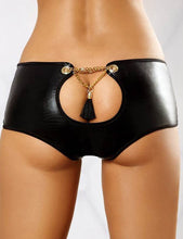 Load image into Gallery viewer, Enchanted Leather Look Black Panty (16) 2xl
