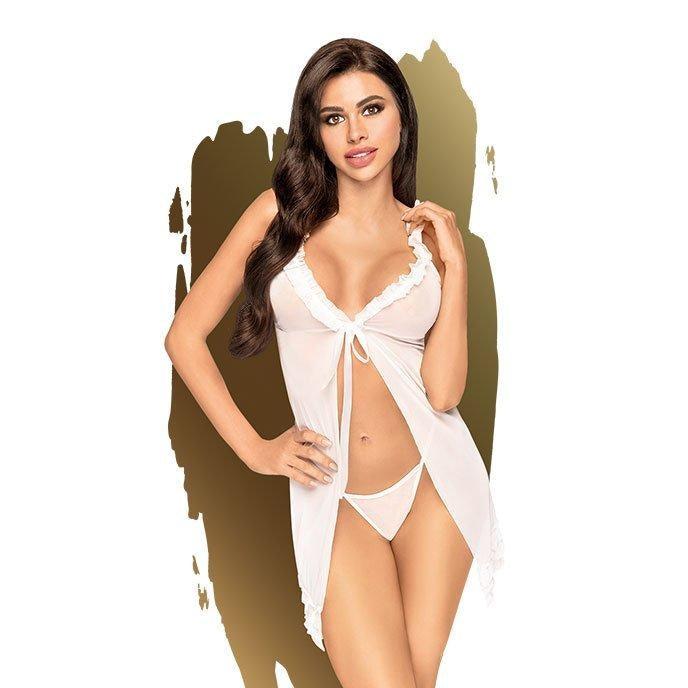 Penthouse After Sunset White Babydoll M/l