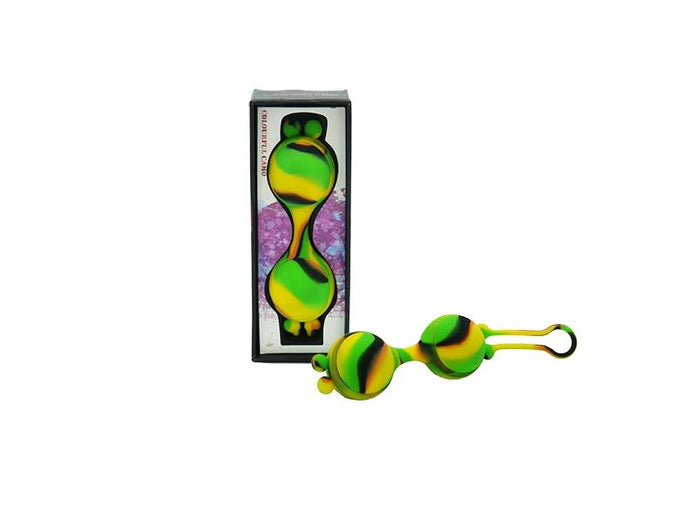 Colourful Camo Lana Kegel Ball Yellow