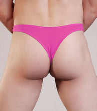 Load image into Gallery viewer, Plain Mens Lycra Thong Hot Pink S/m
