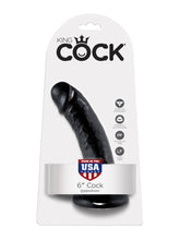 Load image into Gallery viewer, King Cock 6&quot; Cock Black
